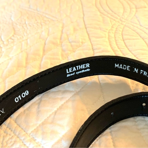 Avignon Leather Belt Silver Snake 🐍 Sz M/L 30” - 34” #0109 - Picture 11 of 13